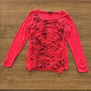 Ruched Long Sleeve Top